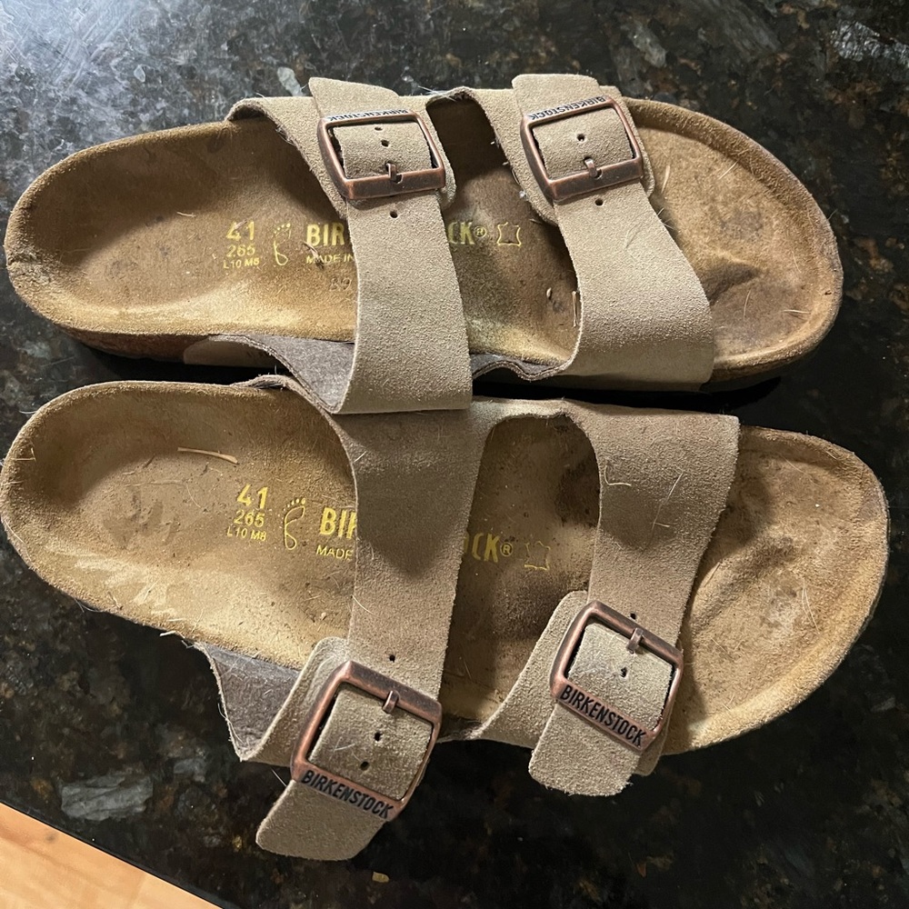 Birkenstock Arizona 41 suede brown summer sandals